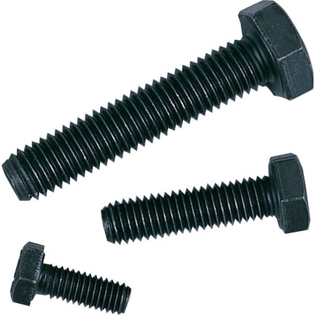 Newport Fasteners Class 8.8, M10-1.00 Hex Head Cap Screw, Plain Steel, 25 mm L, 100 PK 479555-100